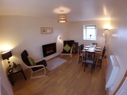 Dining room at Machair Cottage