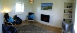 The lounge at Machair Cottage, Heanish, Tiree