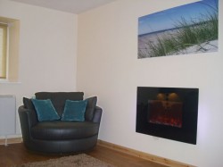 Lounge at Machair Cottage, Heanish, new suite