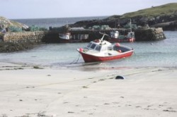 Scarinish hotel overlooks the harbour