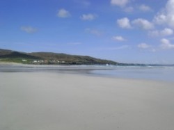 Fantastic Tiree weather on Balephuil Beach